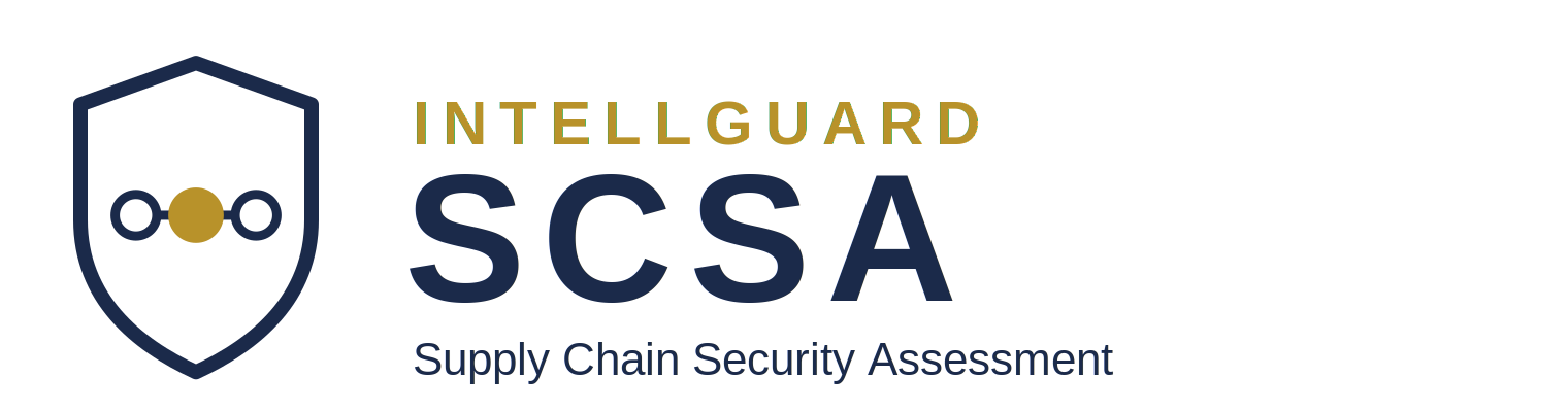 Projekt poziomego znaku IntellGuard SCSA w kolorze, wersja 0.9.